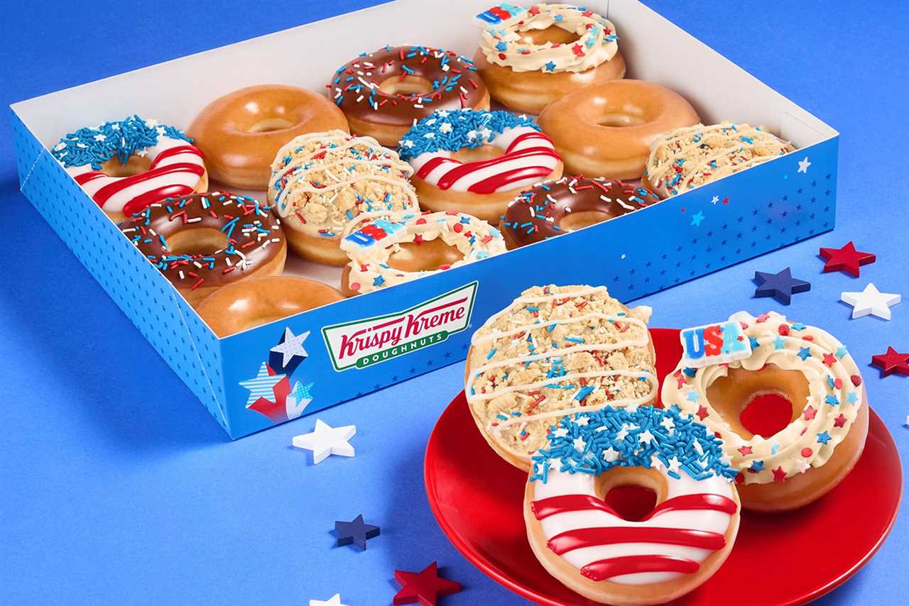 Land of the Sweet, Home of the Crave! KRISPY KREME Introduces All-New Fourth of July 'Stars, Stripes & Sweetness' Doughnuts