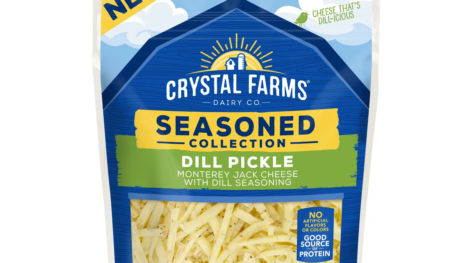 Leftovers: Crystal Farms releases dill pickle shredded cheese|Peroni puts Italian Ice on tap