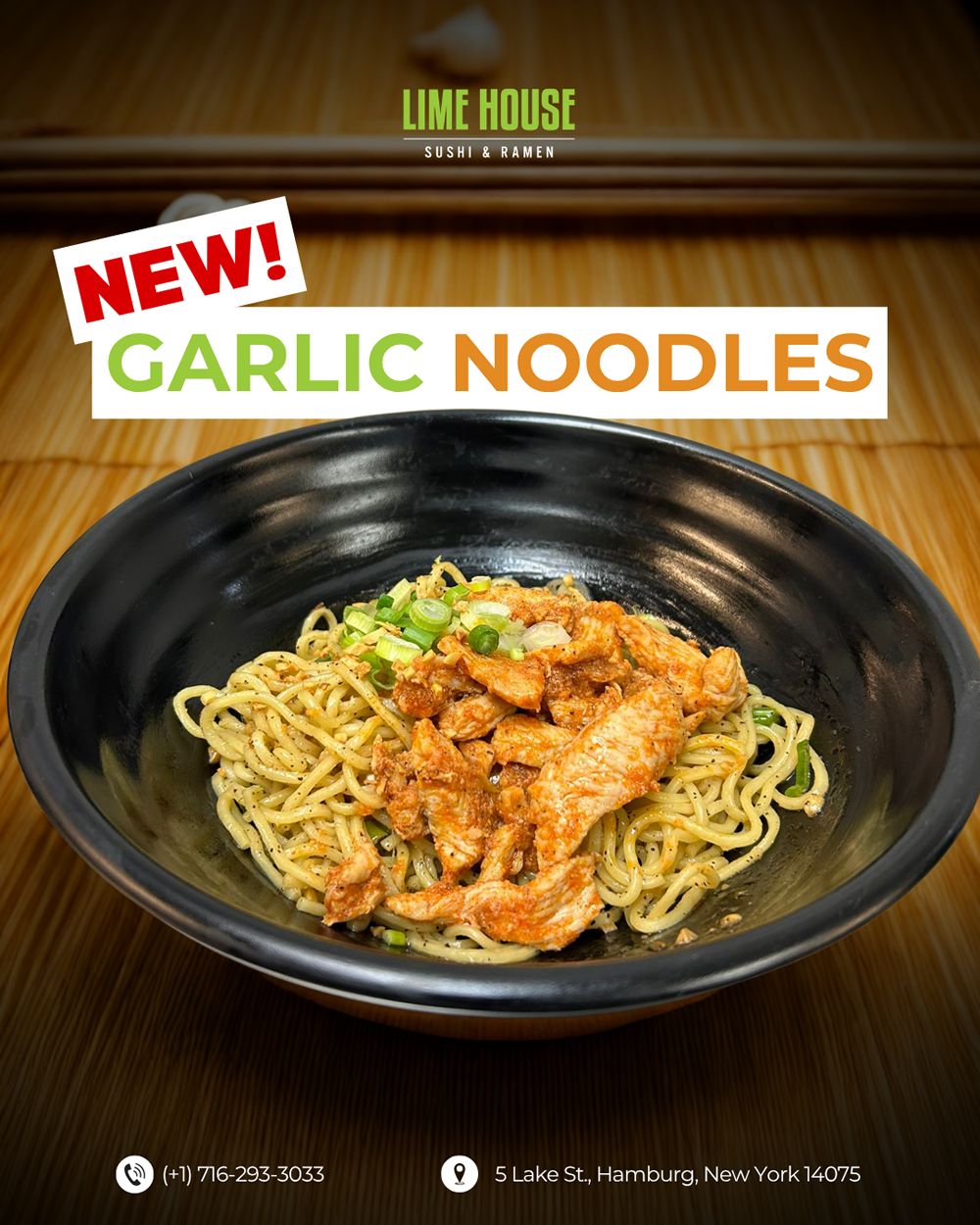 Lime House Adds Garlic Noodle to Its Menu