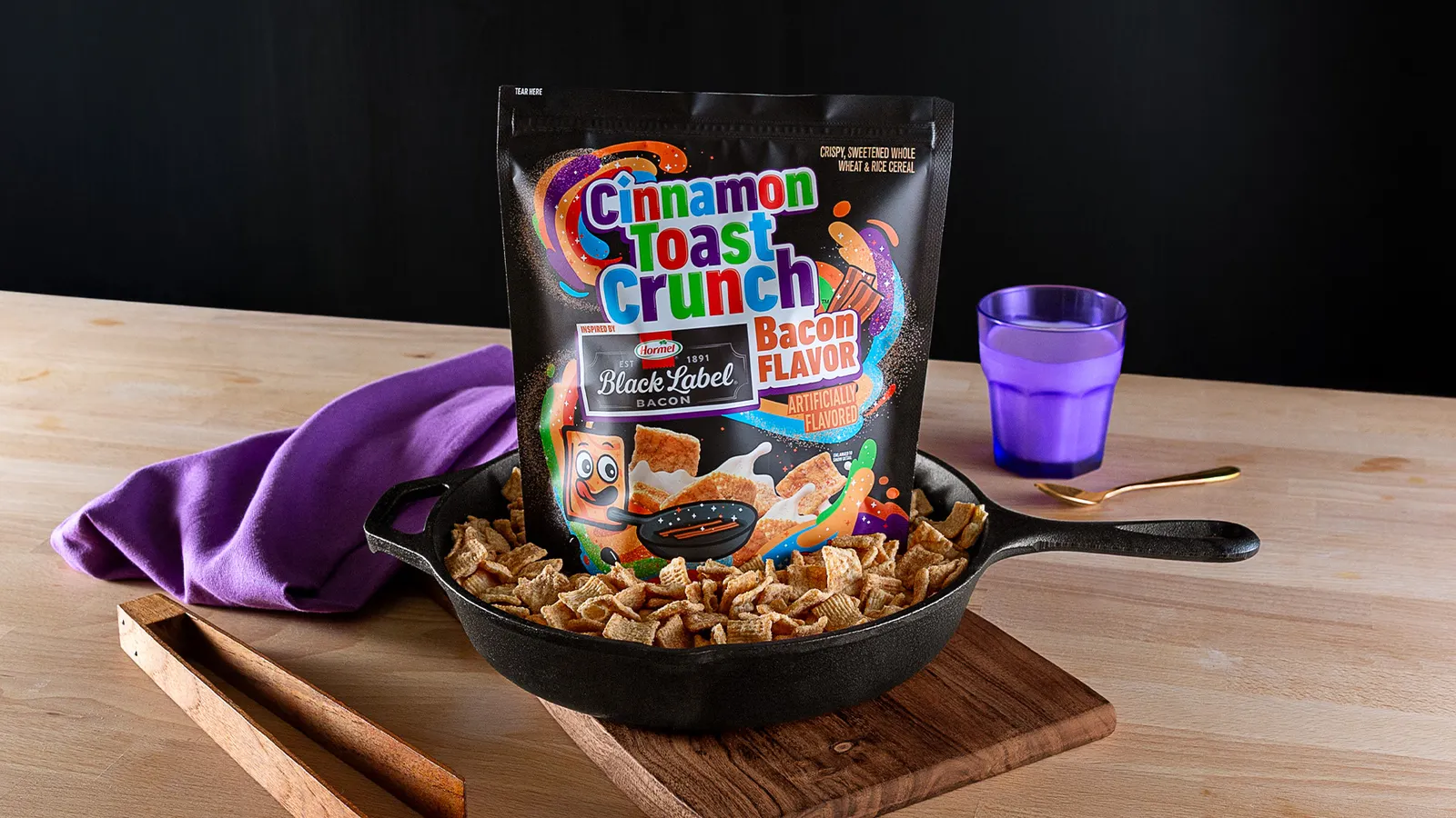 Leftovers: Cinnamon Toast Grind fries up bacon grain|Welch's fruit snacks obtain juicy