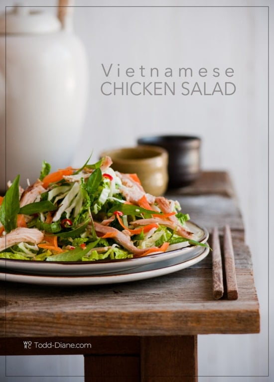 Vietnamese Chicken Salad Recipe | WhiteOnRiceCouple.com vietnamese chicken salad