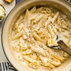 Creamiest Four Cheese Pasta