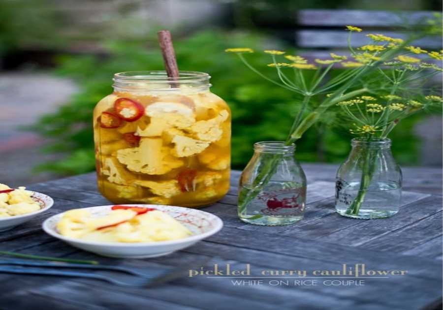 Curry Cauliflower Pickles