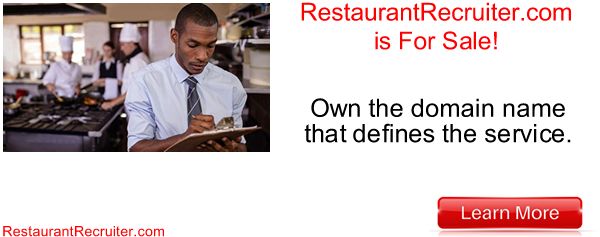 RestaurantRecruiter.com is For Sale!
