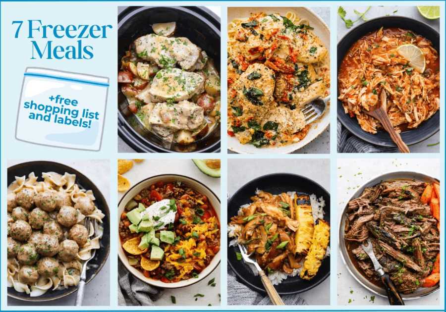 7 Dinners You Can Freeze Currently and Eat Later On!