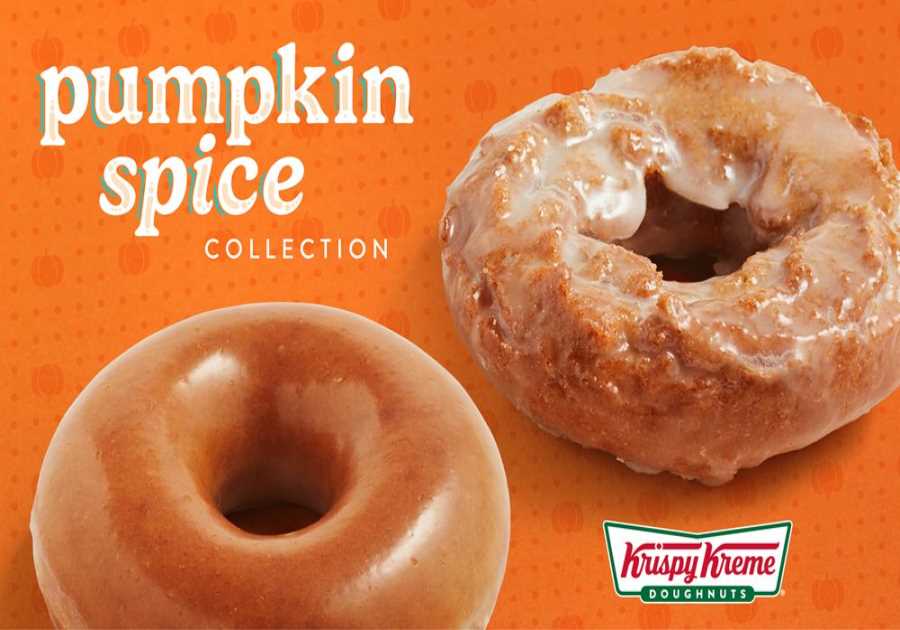 Pumpkin Seasoning Summer Season is Here! KRISPY KREME Returns Pumpkin Seasoning Initial Glazed Doughnut for One Week Only, Starting Aug. 11