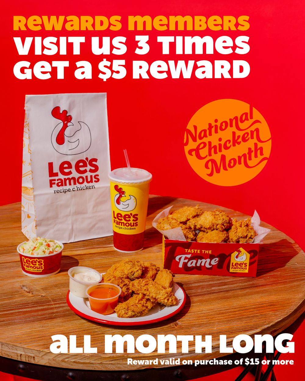 Eat More, Save More at Lee's Famous Recipe Chicken This September