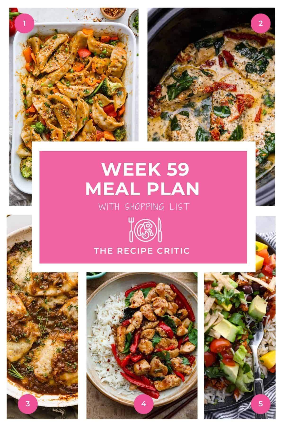 Weekly Meal Strategy # 59.