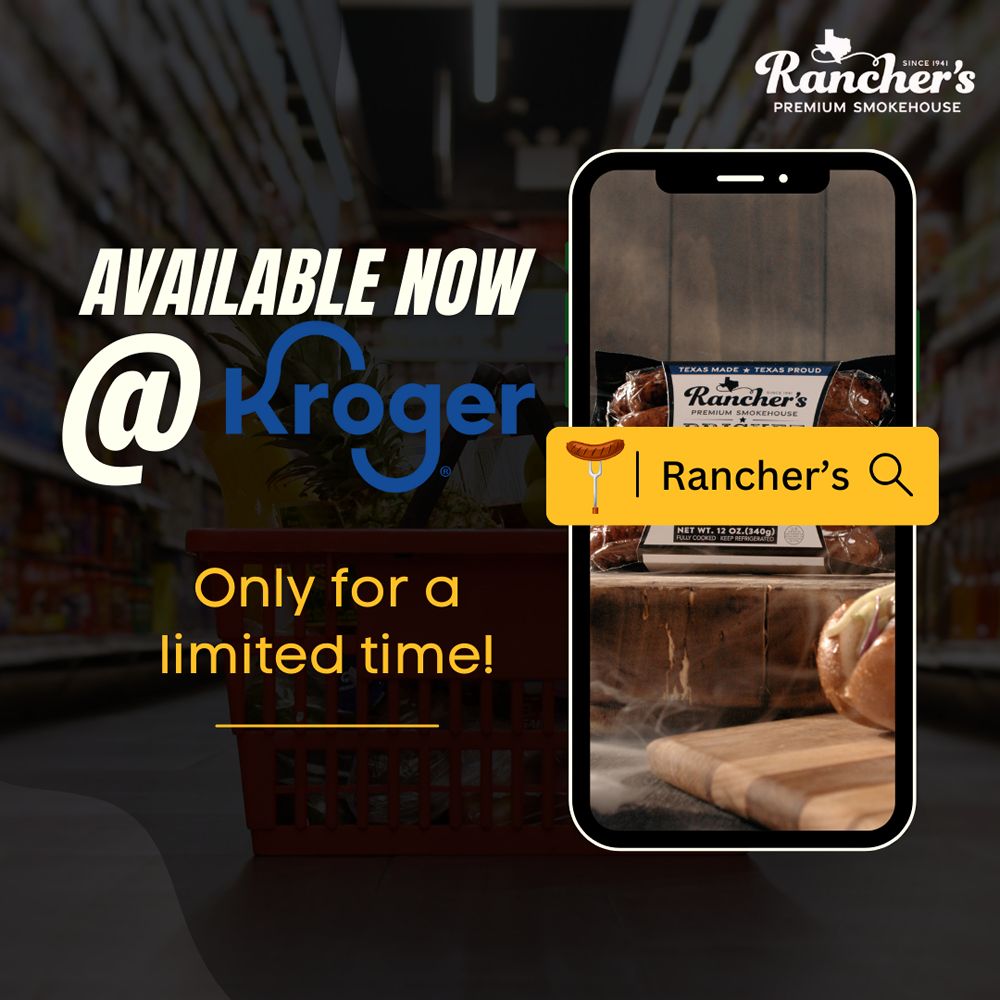 Rancher's Smokehouse Sausage Launching at Kroger DFW