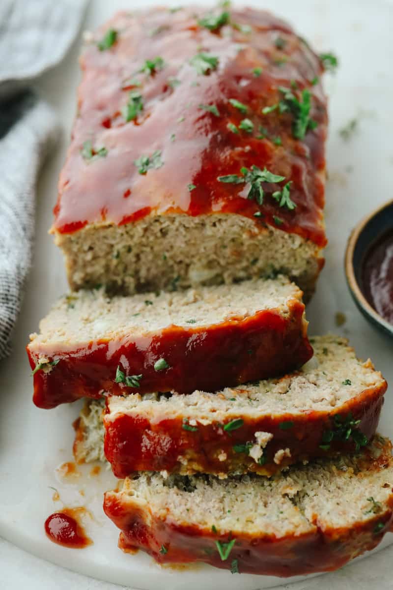 Garlic Parmesan Poultry Meatloaf