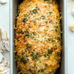 Garlic Parmesan Poultry Meatloaf