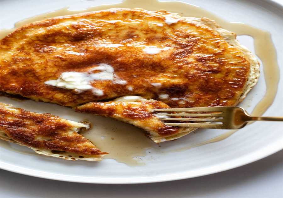 Solitary Serve Cottage Cheese Pancake