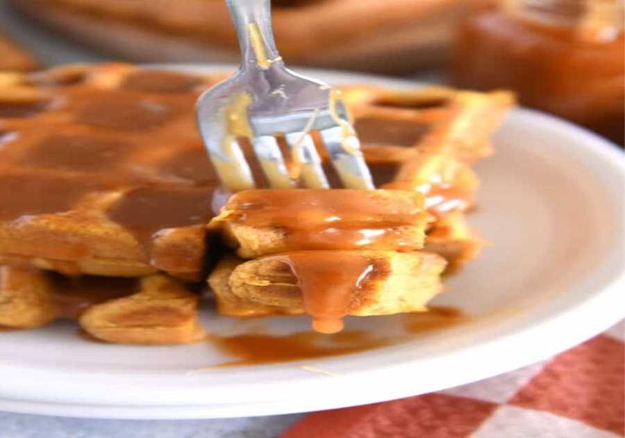 Fluffy Pumpkin Waffles