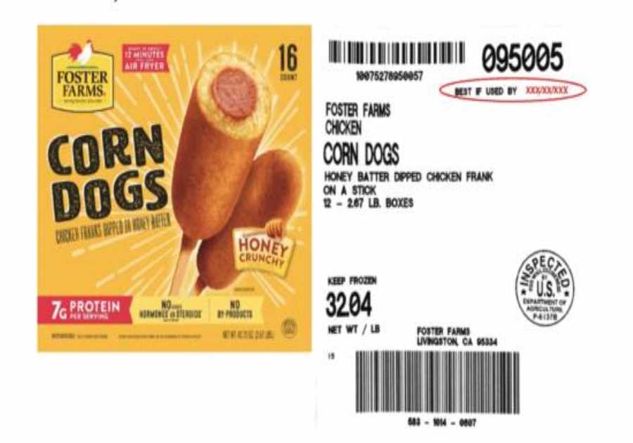 Another 59 tons of corndogs contributed to recall
