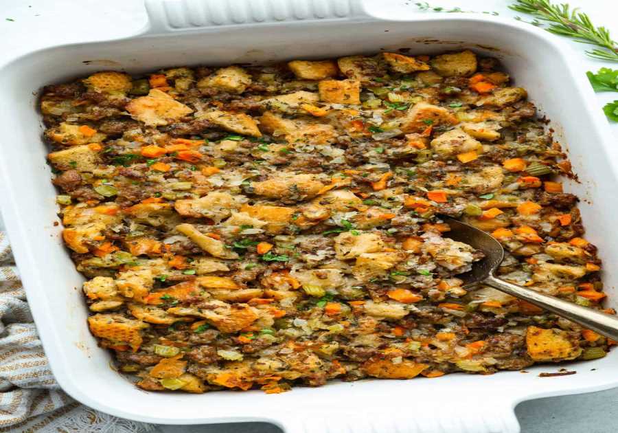 Traditional Sourdough Stuffing
