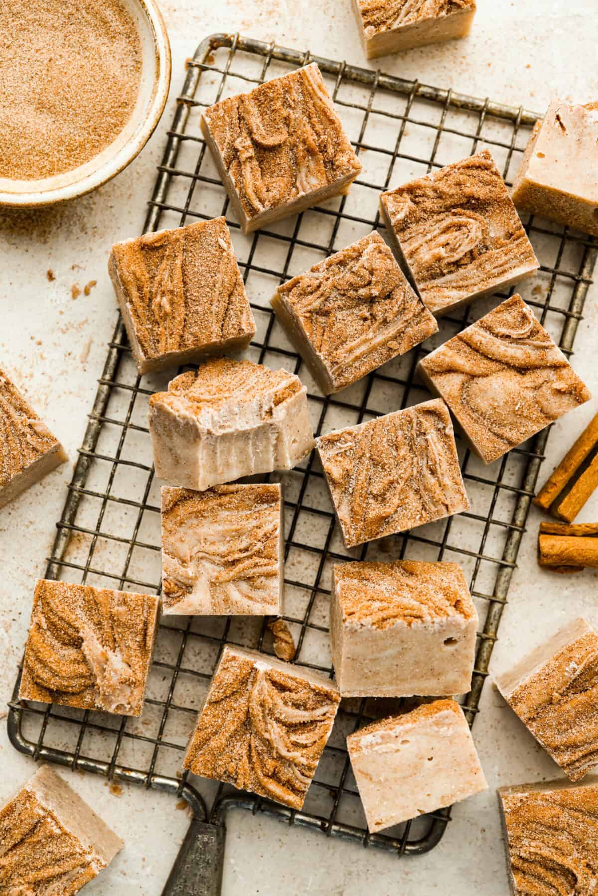 4-Ingredient Churro Fudge