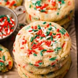 Christmas Sprinkle Cookies