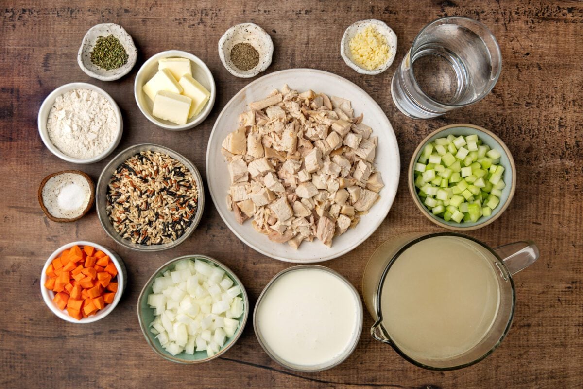 chicken and wild rice soup ingredients