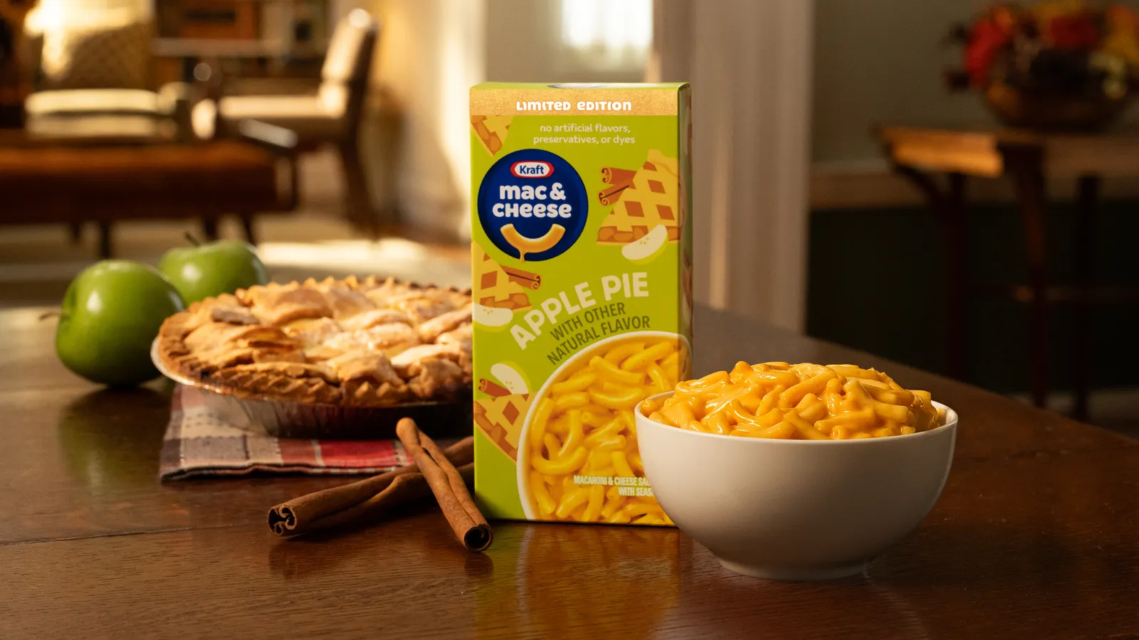 Leftovers: Kraft bakes up Apple Pie Mac and Cheese|Tillamook blends mayo and butter into 'Butternaise'.