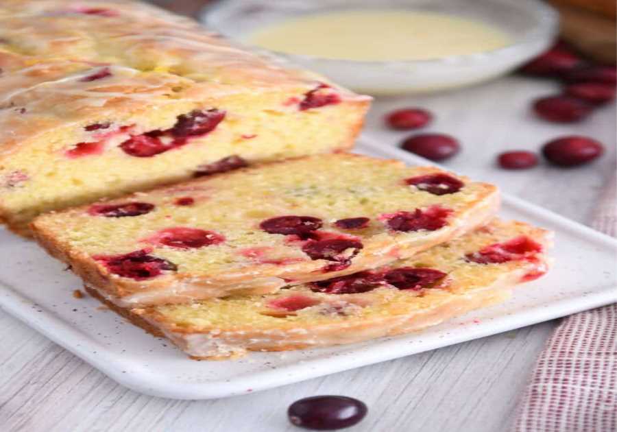 The Best Glazed Cranberry Orange Bread