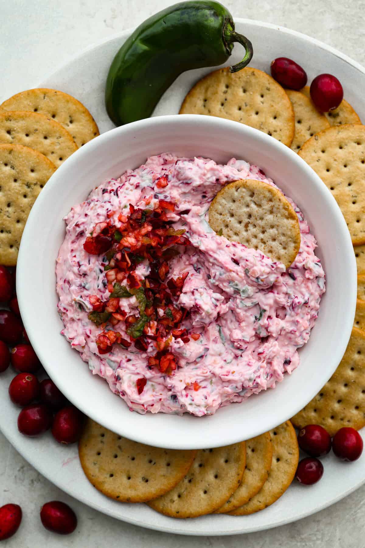 Creamy Cranberry Jalapeno Dip