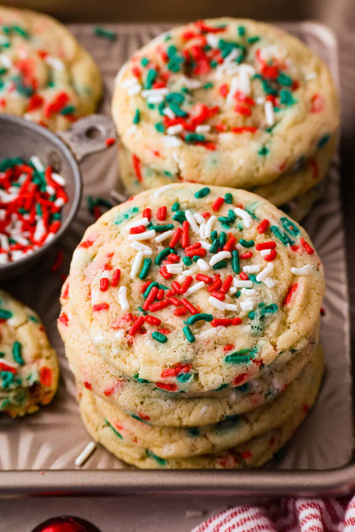 Red Velour Crinkle Cookies