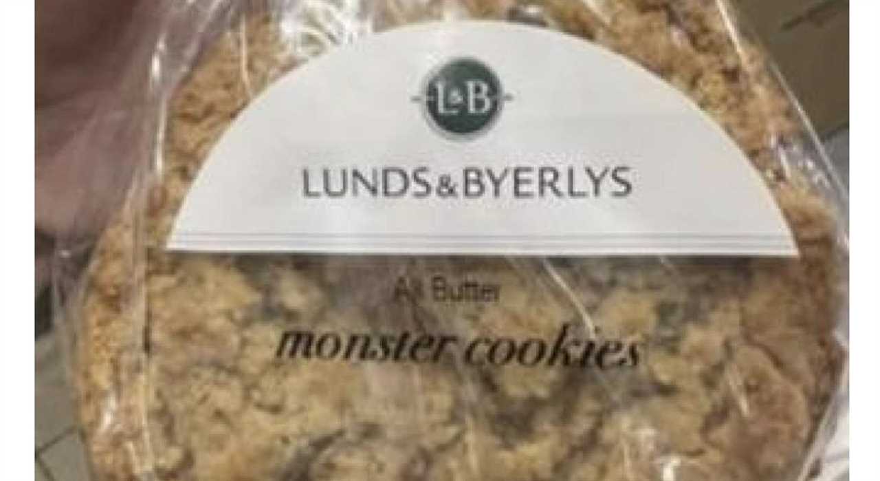 Cookies recalled because of undeclared allergens