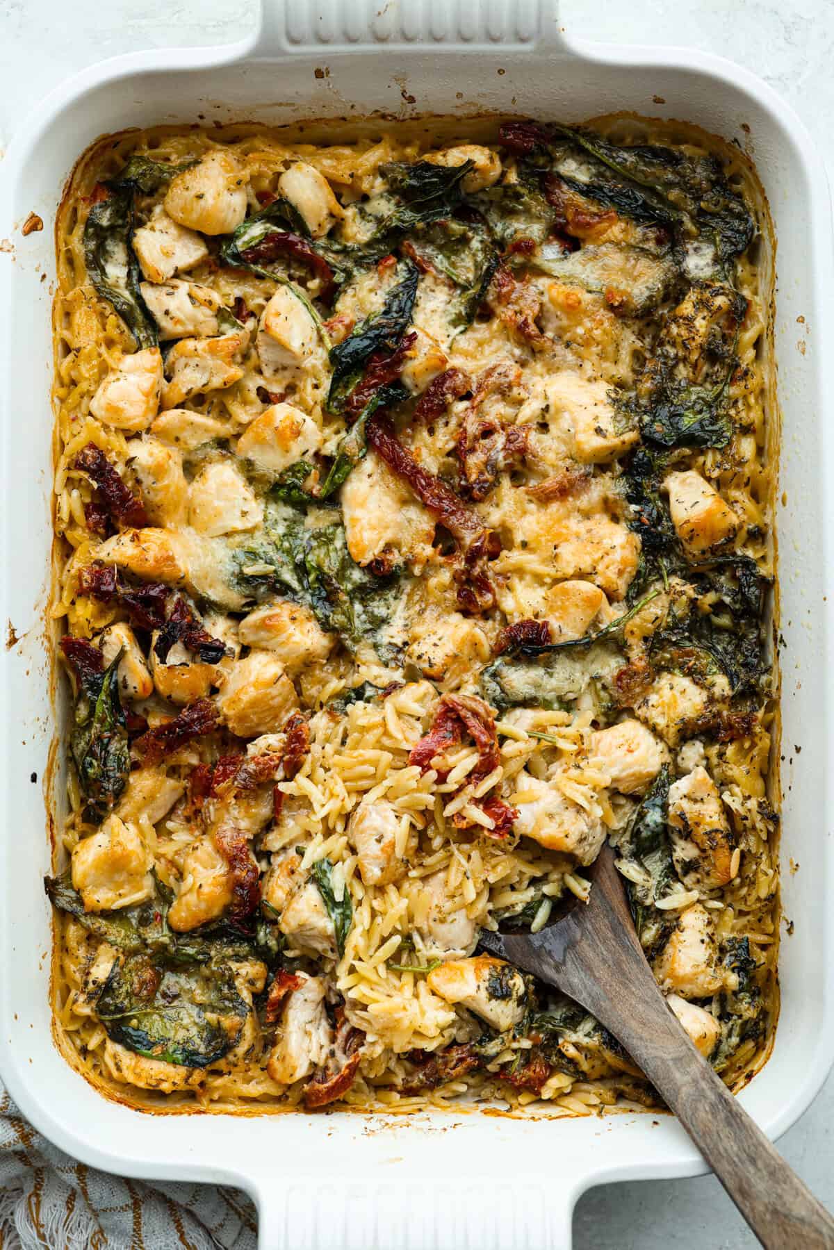 One-Pan Broccoli Cheddar Orzo