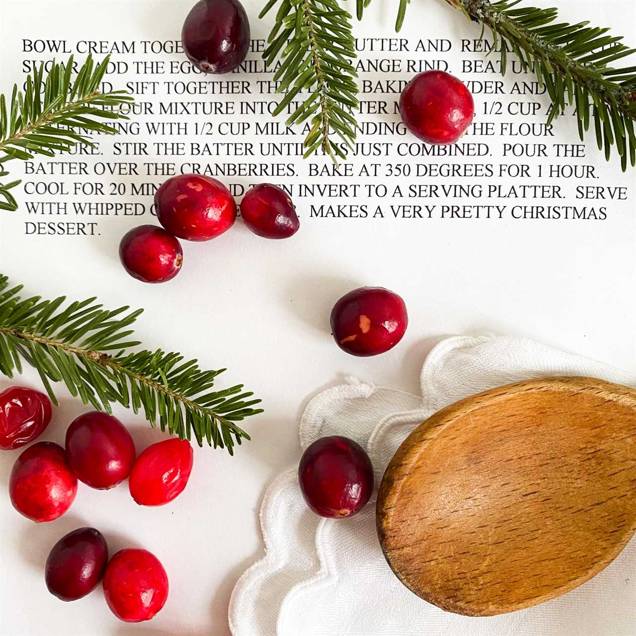 A Cranberry Cake at Xmas