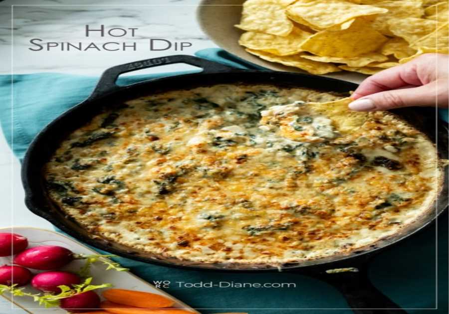 Luscious Stovetop Spinach Dip (No Bake, Quick