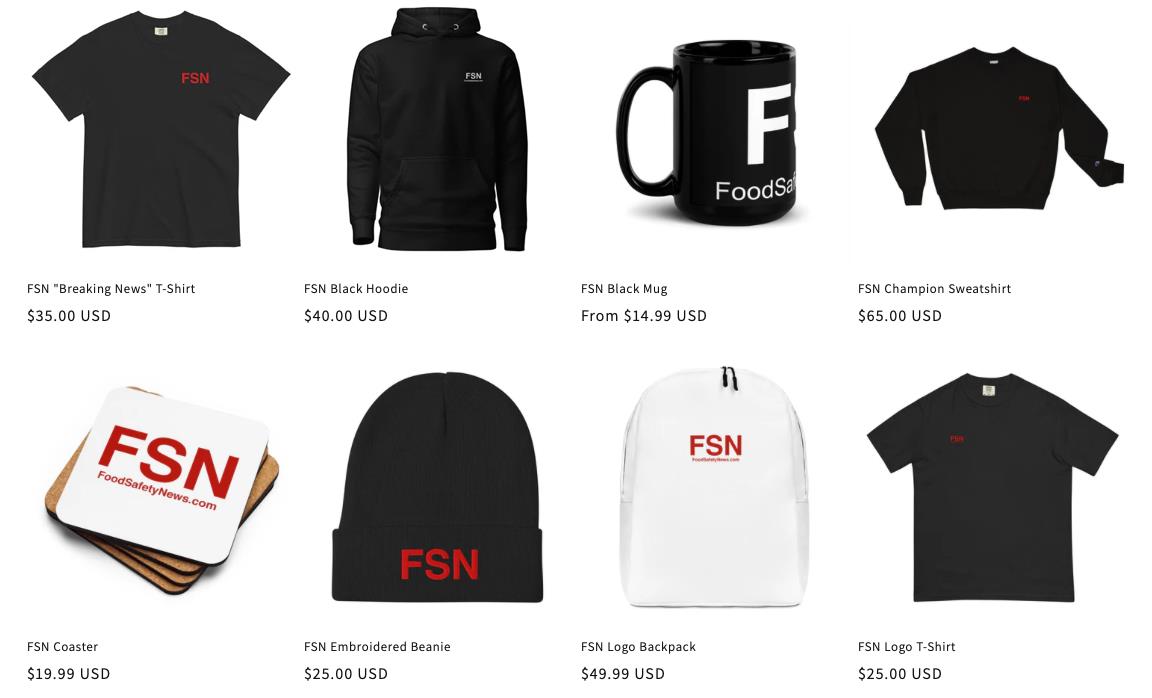 Get some Food Safety News SWAG