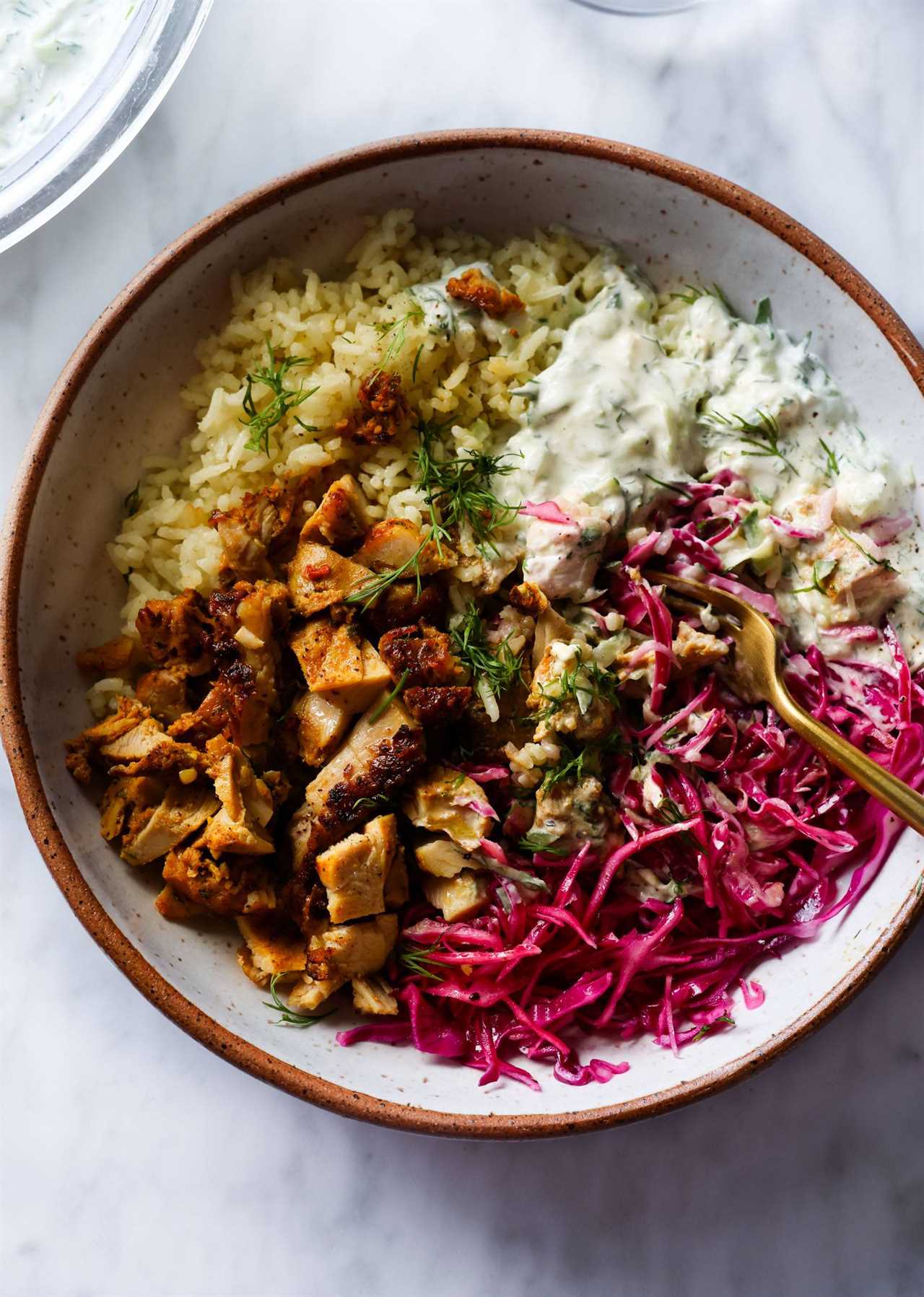 Trader Joe's Chicken Shawarma with Lemon Rice