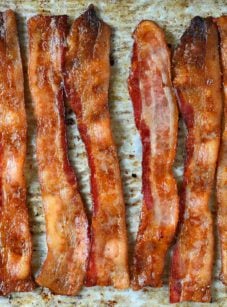 bacon on parchment paper