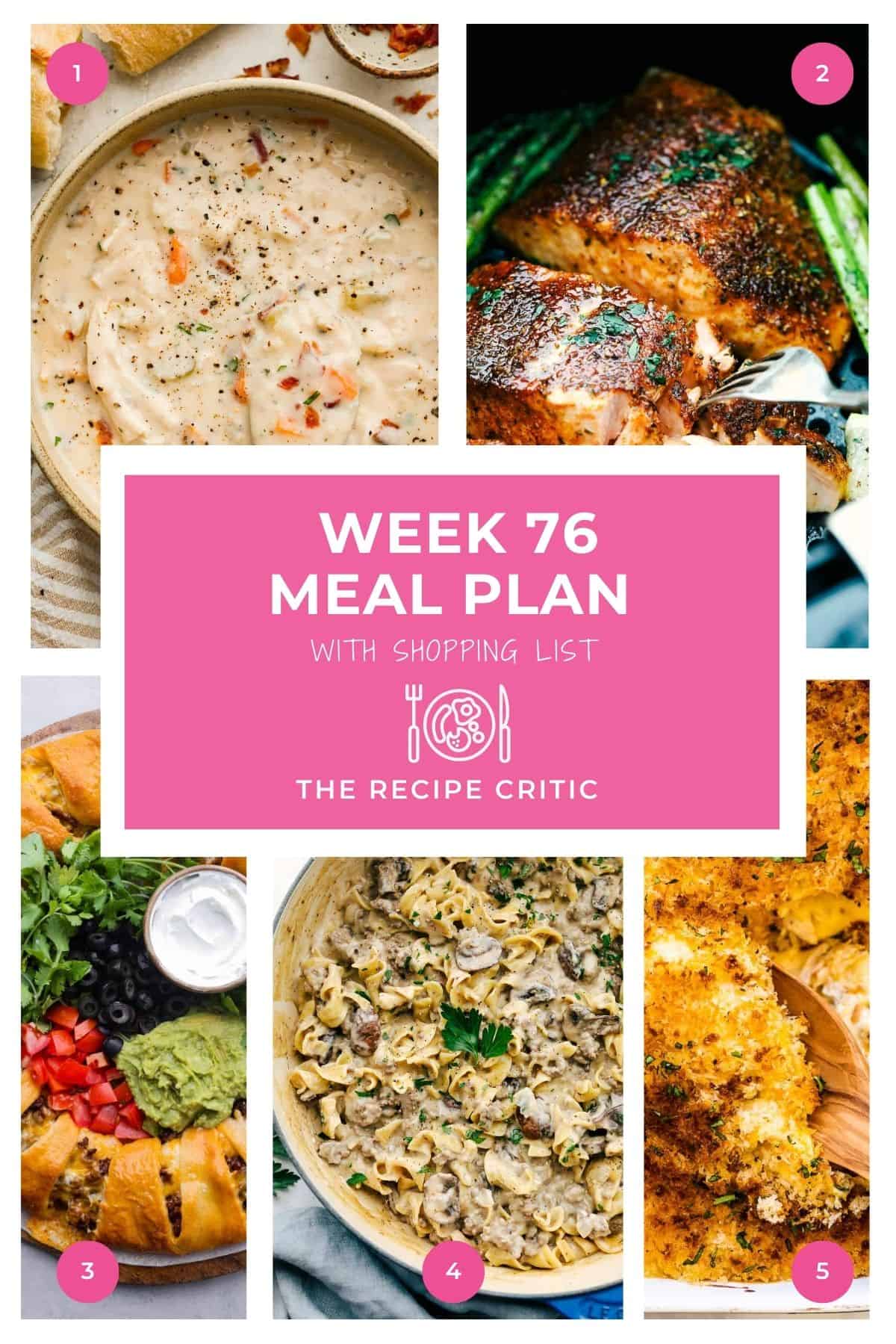 Weekly Meal Strategy # 76.