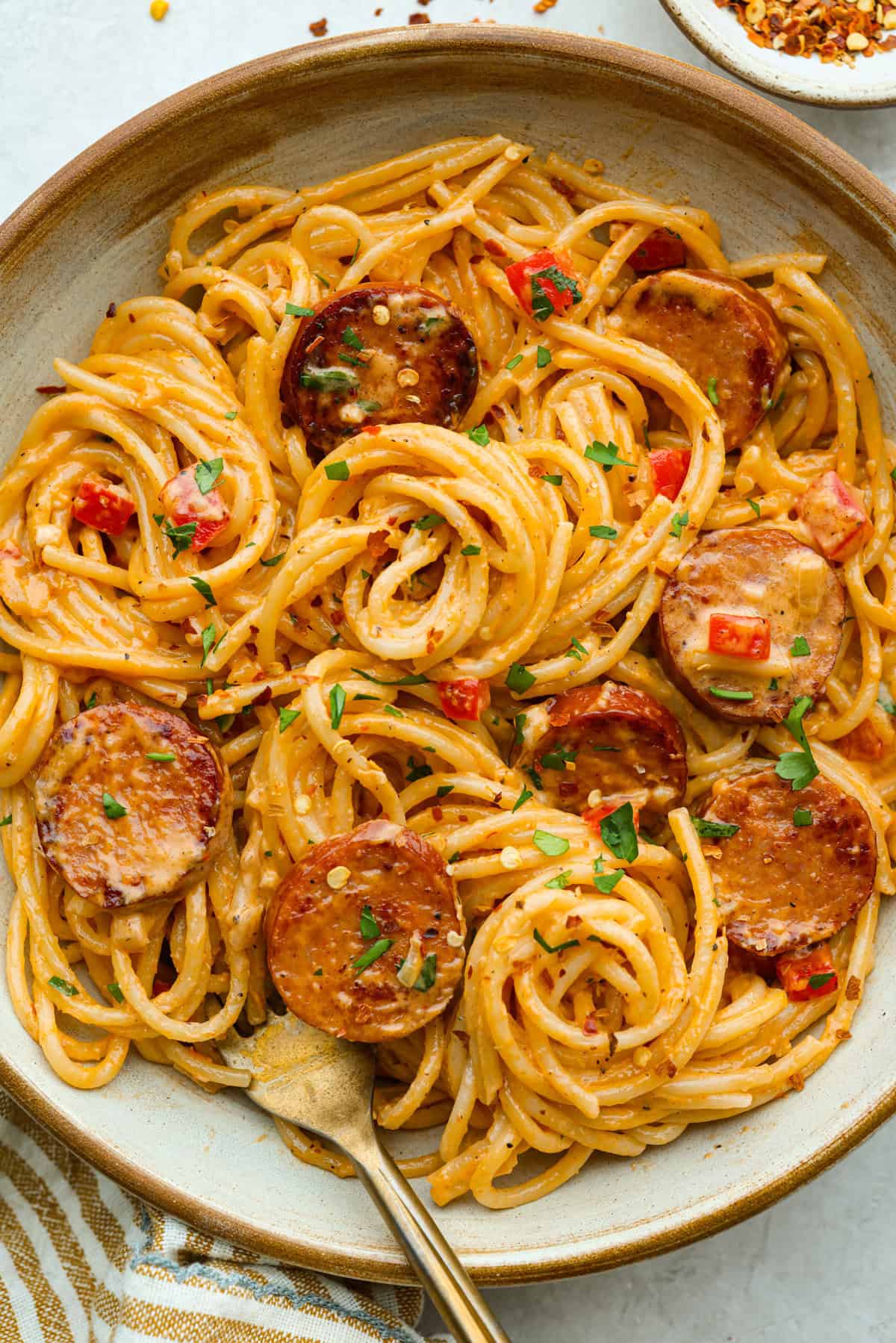 Cajun Pasta (Louisiana Spaghetti).