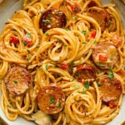 Cajun Pasta (Louisiana Spaghetti).