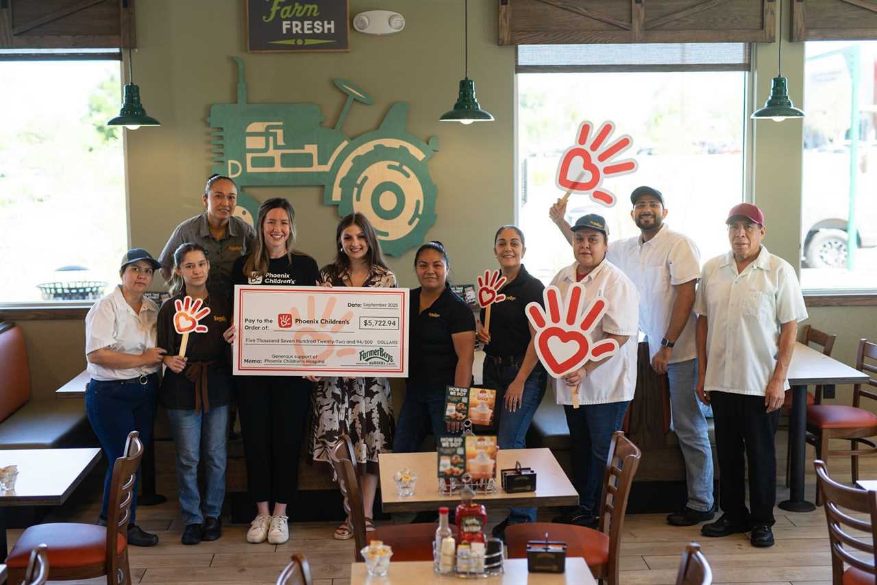 Farmer Boys Surpasses $170,000 Raised for Children's Hospitals in 2025