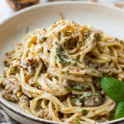 Velvety Sausage Pasta