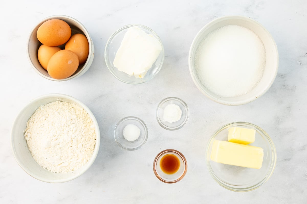 cream cheese pound cake ingredients