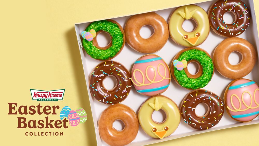 The Hunt is Over! Krispy Kreme is Filling Baskets with Egg-cellent New Easter Doughnuts