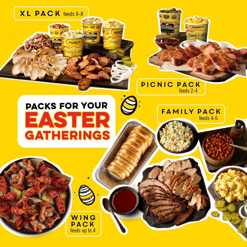 Dickey's Easter Special: $10 Off Catering Packs