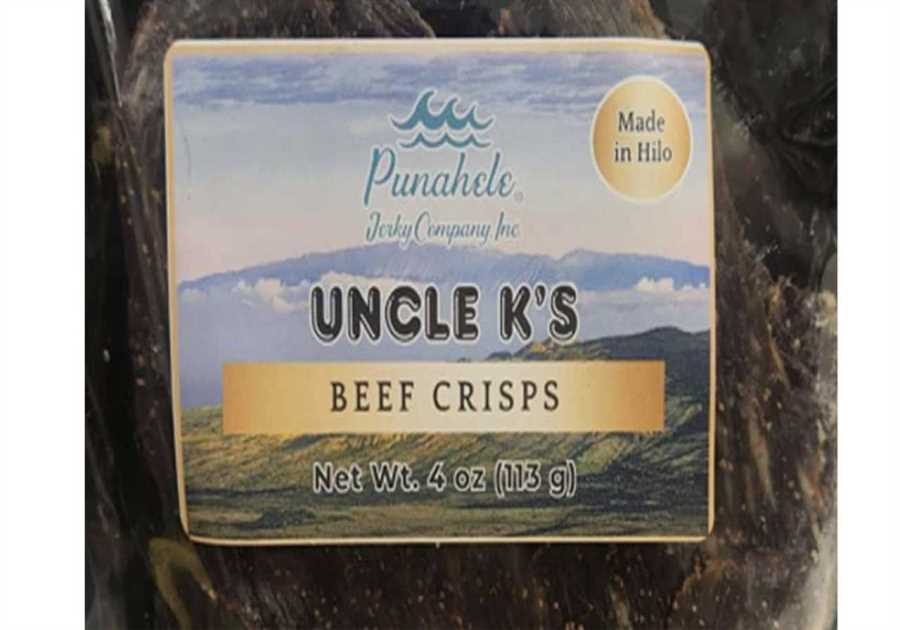 Beef jerky recalled as a result of undeclared soy