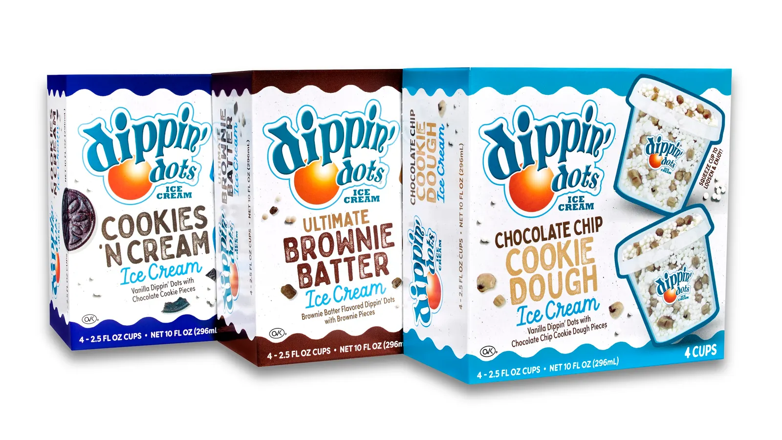 Dippin' Dots trademark beaded ice cream goes into the freezer aisle