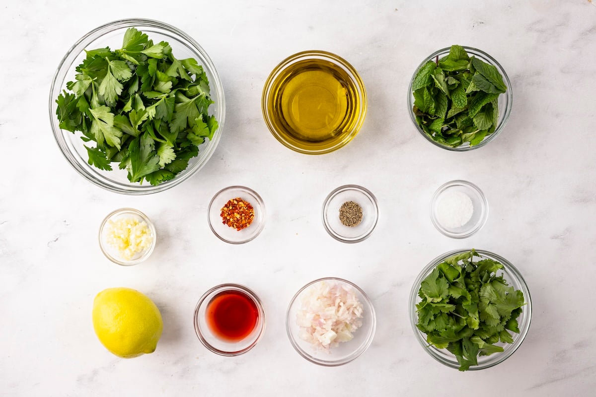 chimichurri sauce ingredients