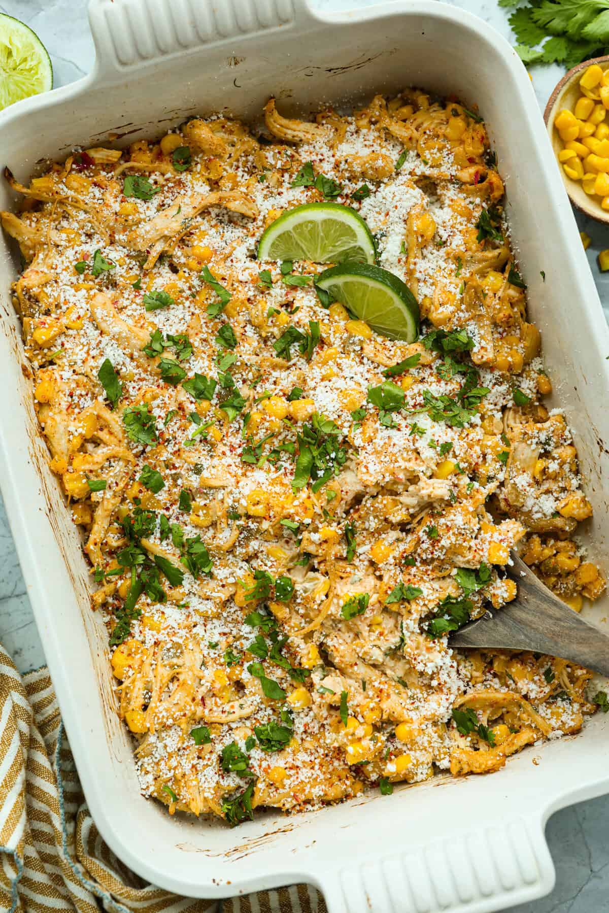Mexican Street Corn Hen Covered Dish