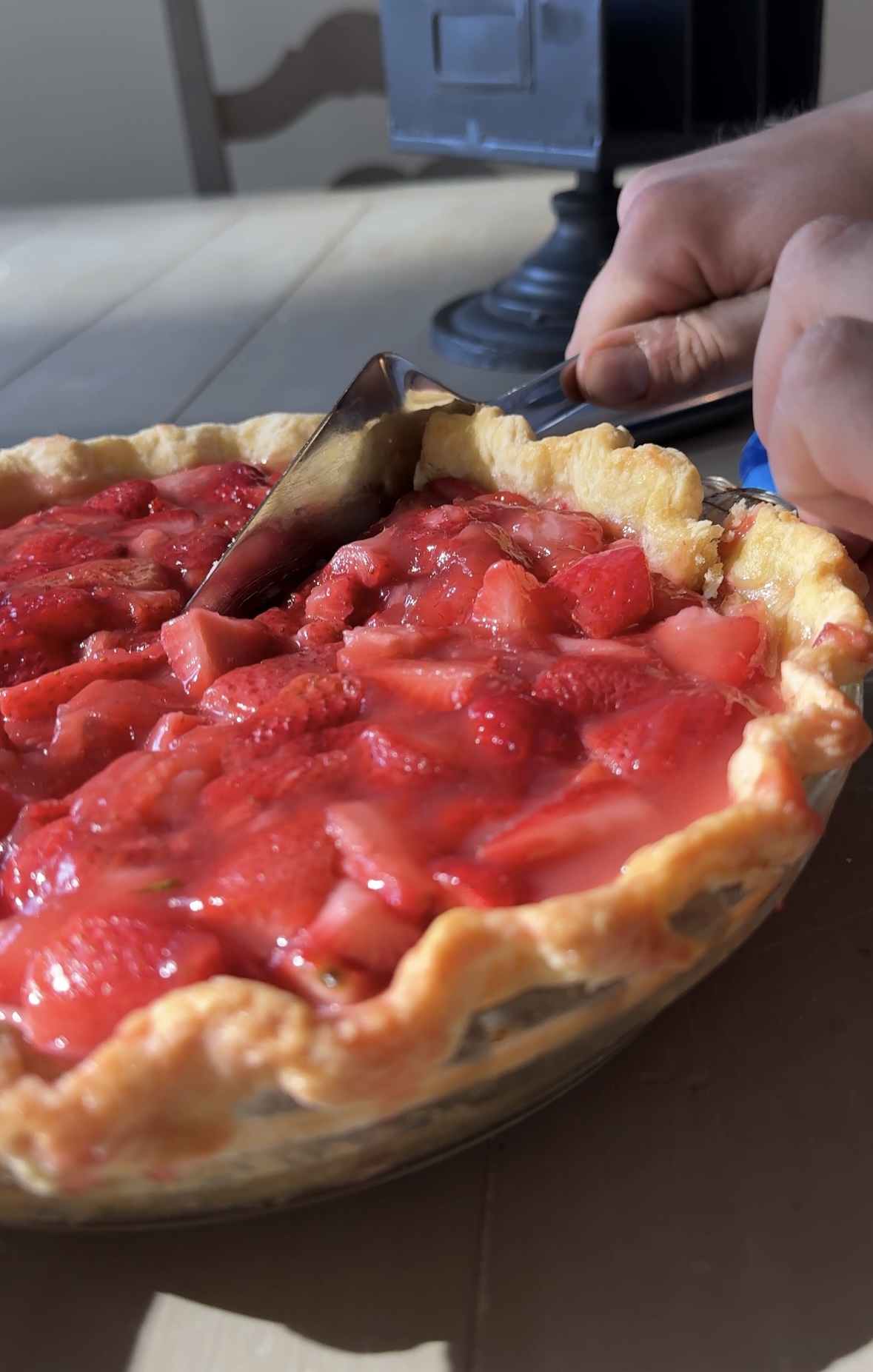 grandmas easy old fashioned strawberry pie recipe with fresh hood strawberries no jello