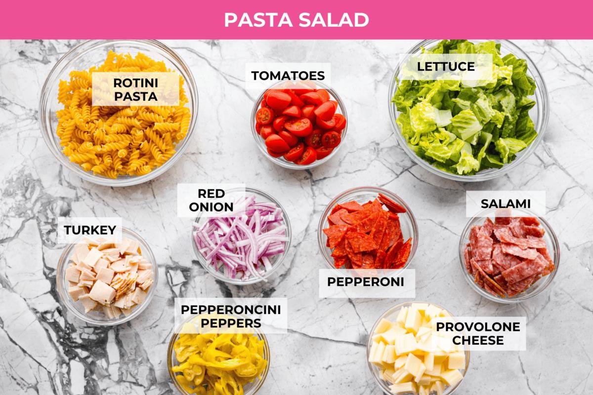 Italian Grinder Pasta Salad