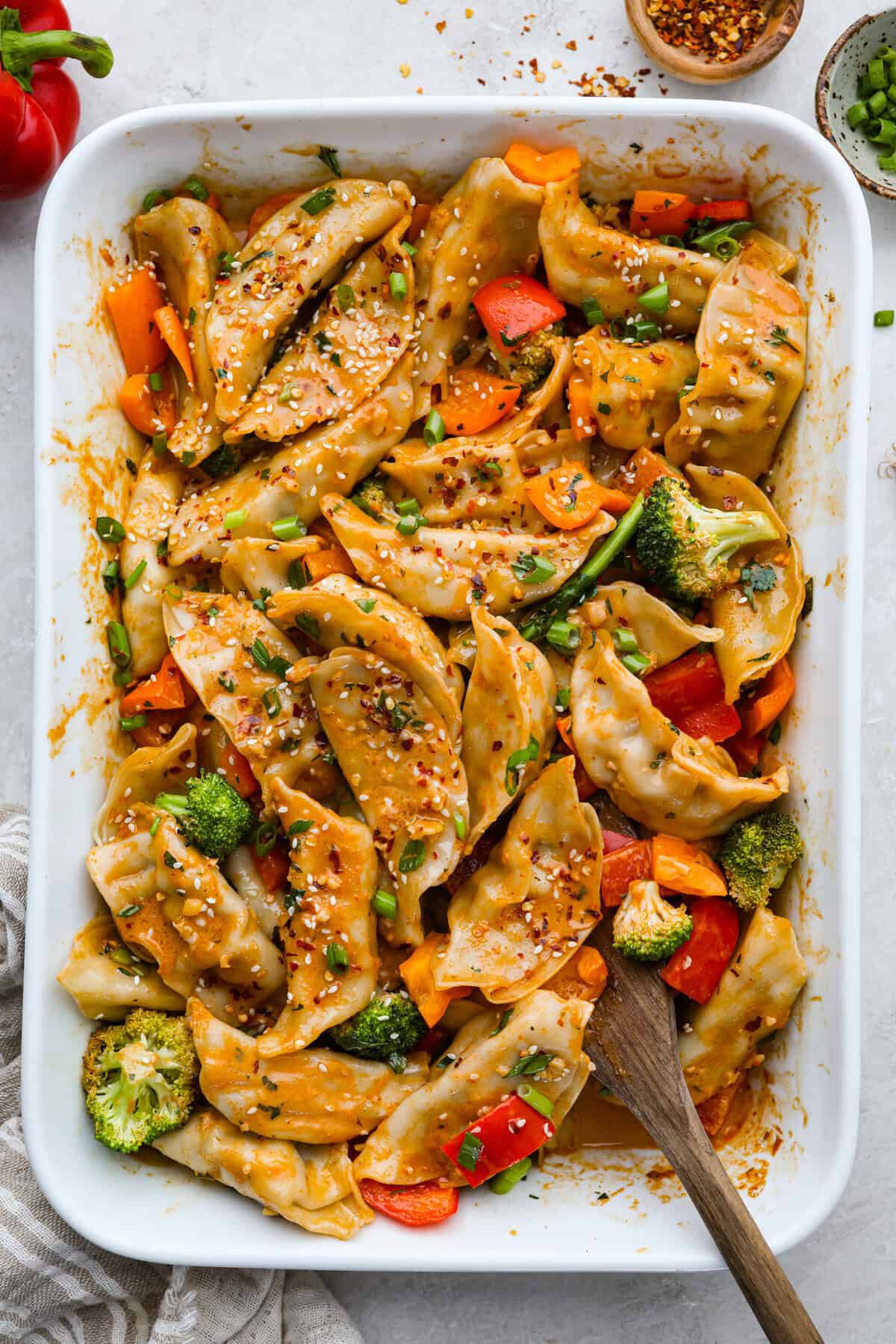 One Pan Baked Ramen Noodles