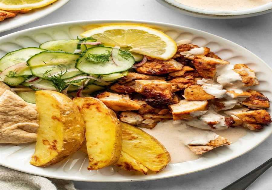 Hen and Potatoes with Smoky Sauce