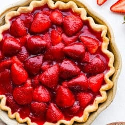 The Simplest Fresh Strawberry Pie